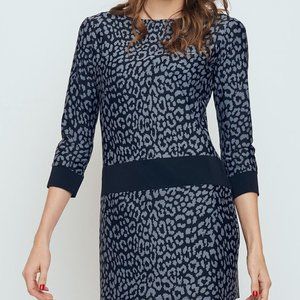 NWT! NY COLLECTIVE Flattering Leopard Print Dress